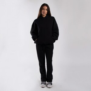 Unisex Midweight Fleece Hoodie | Oversized Vintage Fit Pullover | Made in USA image 2