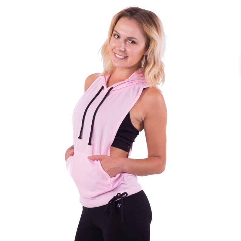 Damen Racerback Hoodie | Dry-Fit-Mesh-Athletik-Oberteil | Hergestellt in den USA Bild 4