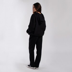 Unisex Midweight Fleece Hoodie | Oversized Vintage Fit Pullover | Made in USA image 6