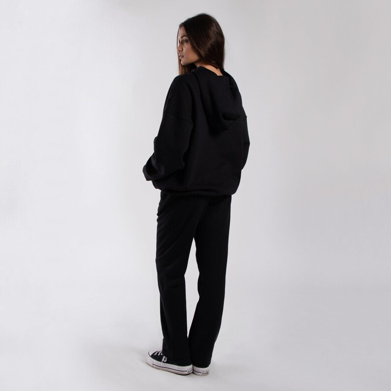 Unisex Midweight Fleece Hoodie | Oversized Vintage Fit Pullover | Made in USA image 6