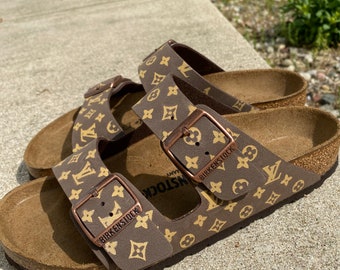 louis vuitton birkenstocks etsy