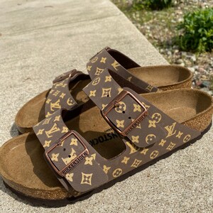 louis vuitton birkenstocks etsy