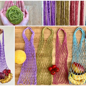 String Bag | Eco Friendly Shopping Bag | Grocery Bag | Handmade Net Bag | Reusable String Bag |Macrame Grocery Bag | Crochet String Bag