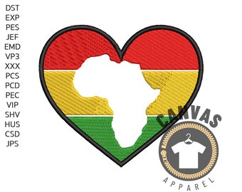 Juneteenth Machine Embroidery Design file comes in 5 different sizes, Embroidery Pattern, Juneteenth embroidery design