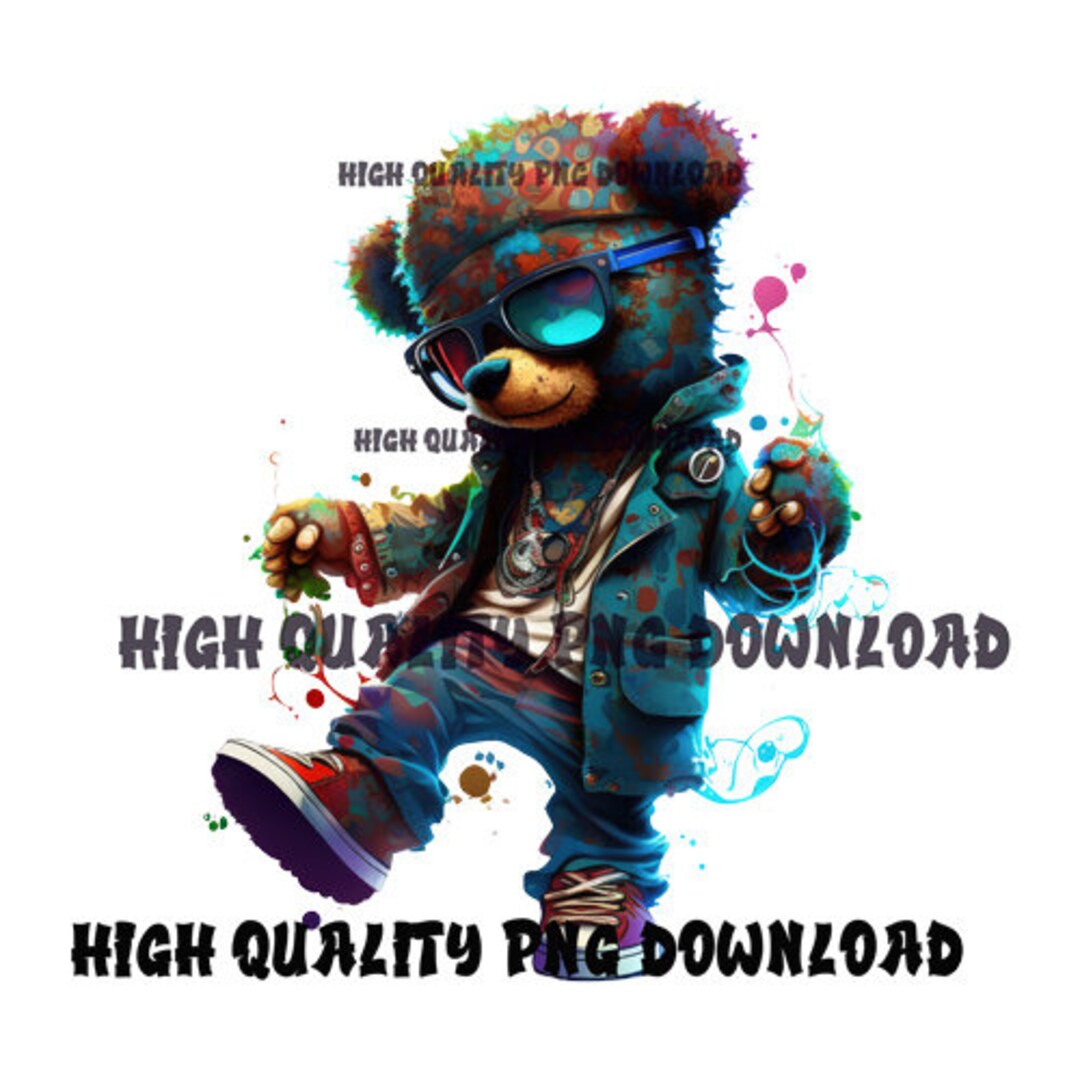 Customize Your Own Gangsta Teddy Bear Png Get Creative With Our ...
