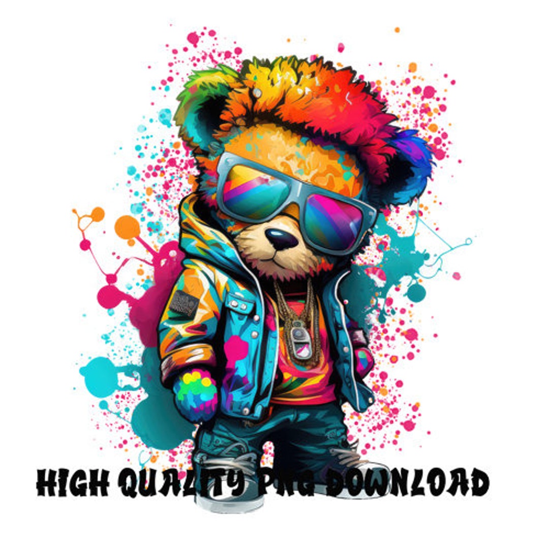 Graffiti Teddy Bears Let Your Imagination Run Wild With Our Etsy