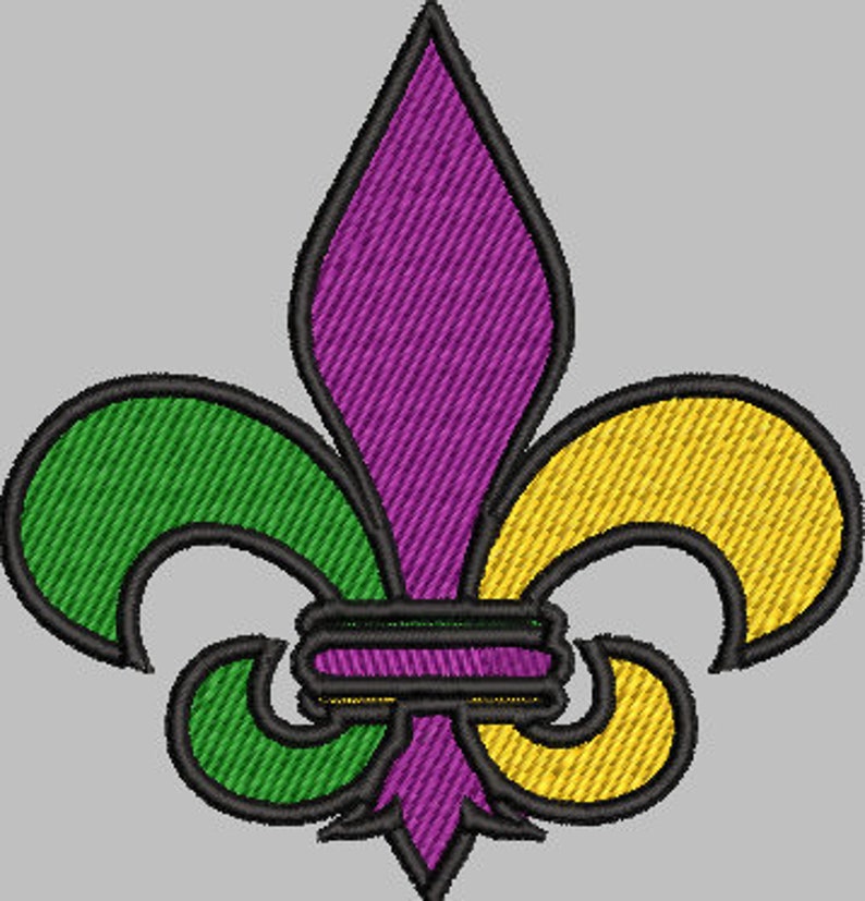 Flur De Lis 4x4 and 5x5 Embroidery Files. Instant Download Etsy