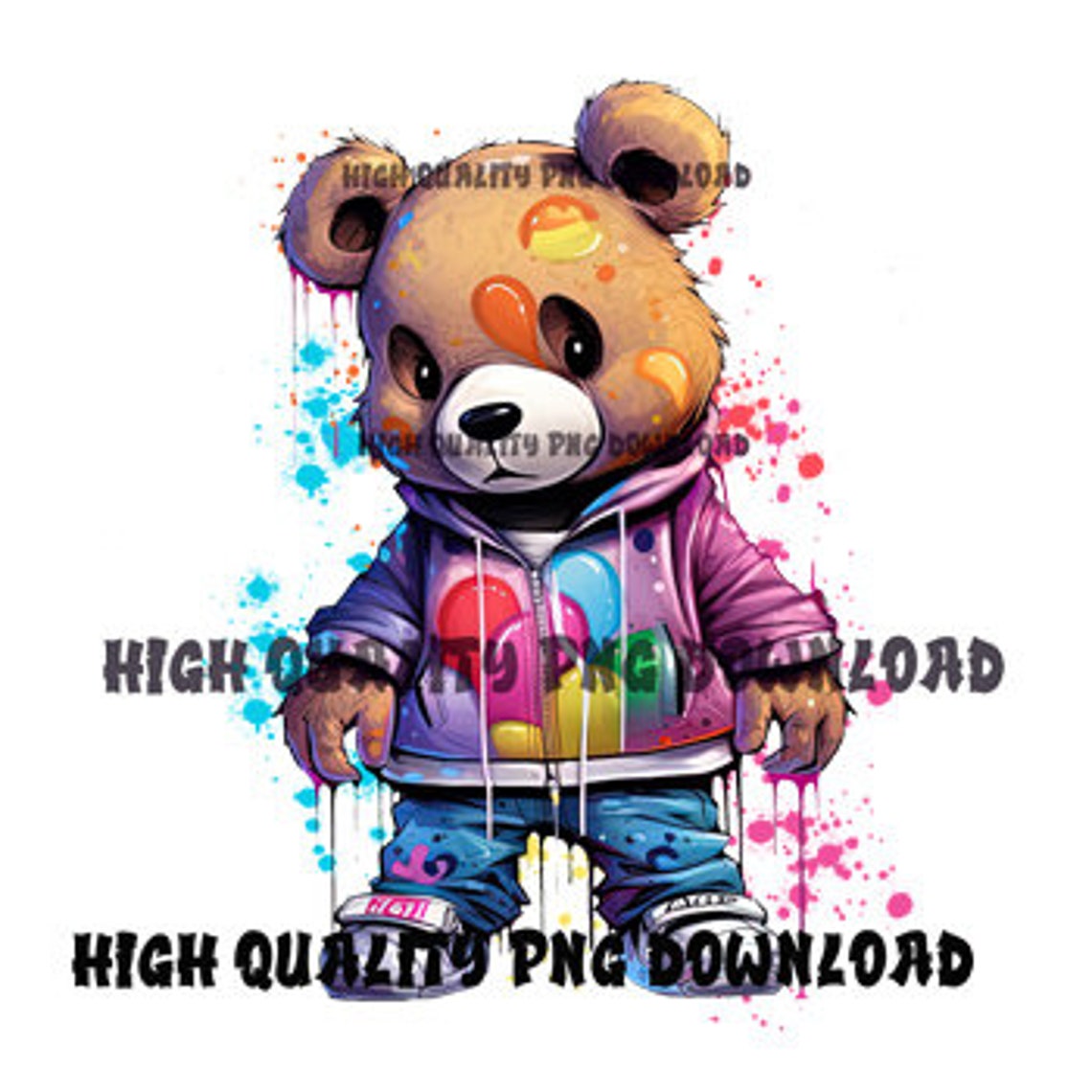 Trendy Teddy Bear Graffiti Teddy Bear And Urban Teddy Bear Etsy Il 1140xN.4971515963 16b2