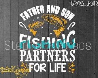 Download Fishing Partners For Life Design Husband And Wife Design Svg Etsy