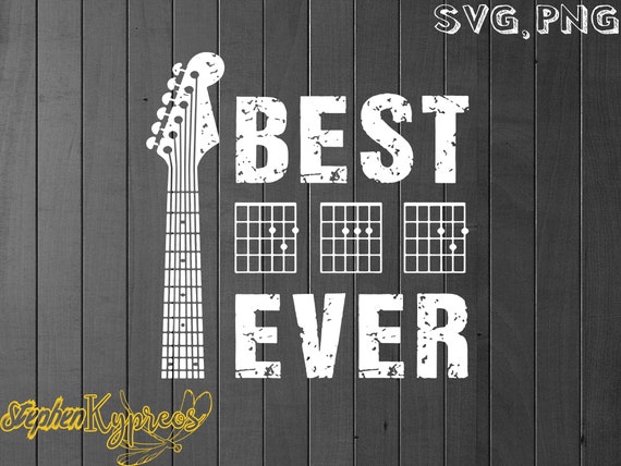 Download Guitarist Father Best Dad Ever D A D Chord Gifts Guitar Svg Etsy