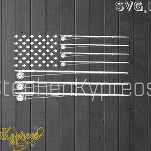 Download Fishing Rod Hunting Rifle American Flag Design Svg Png Etsy