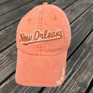 New Orleans Baseball Cap, Rust, Classic Design, The Big Easy, French Quarter, Christmas Gift, Men&#39;s Apparel, Men&#39;s Gift, Adult, Athletic
