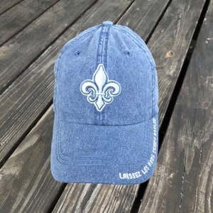 Gorra de béisbol Navy New Orleans Fleur-de-Lis, Laissez Les Bons Temps Rouler, Let the Good Times Roll, Día del Padre, Navidad, Hombre, Adulto