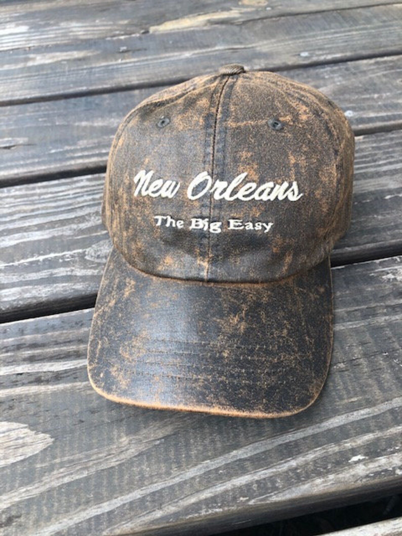 Oil waxed canvas baseball cap Christmas Gift New Orleans Etsy