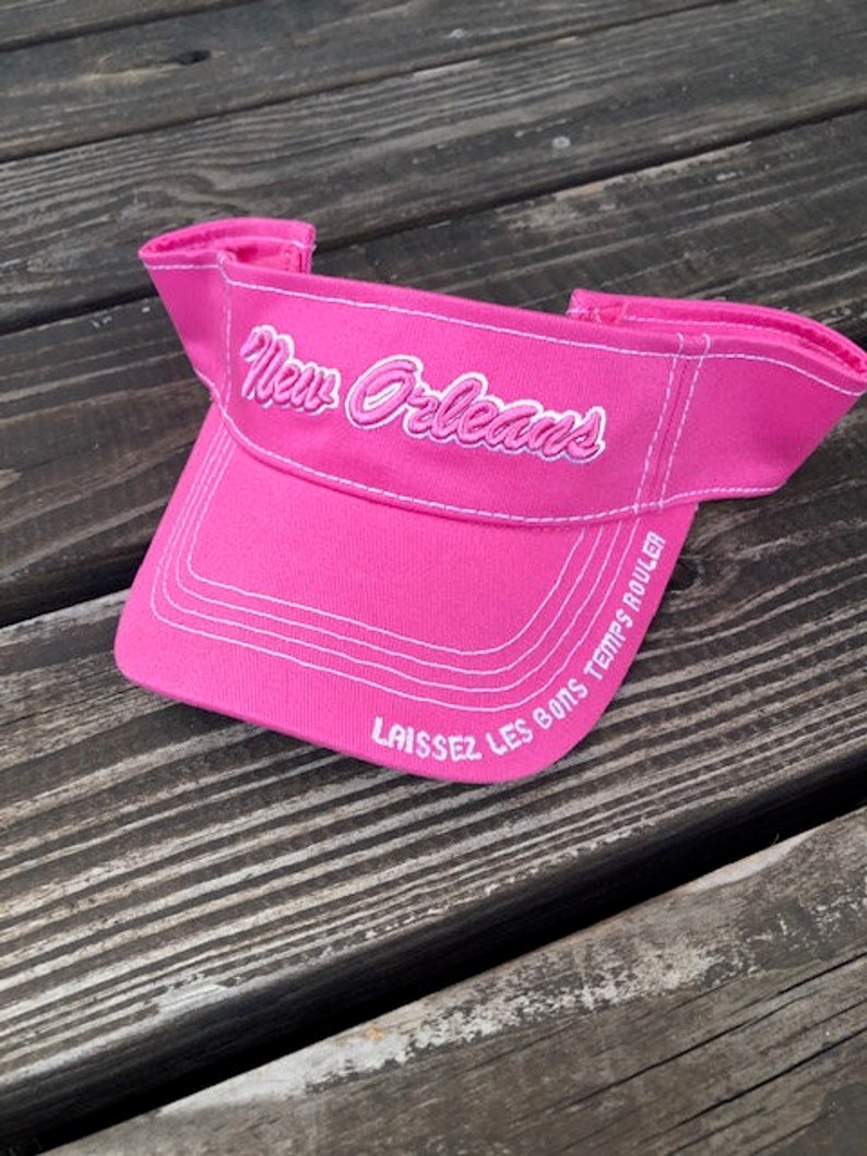 New Orleans visor, Christmas Gift, Embroidered, Comfortable and stylish, French Quarter, Laissez Les Bons Temps Rouler image 5