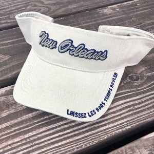 New Orleans visor, Christmas Gift, Embroidered, Comfortable and stylish, French Quarter, Laissez Les Bons Temps Rouler image 2