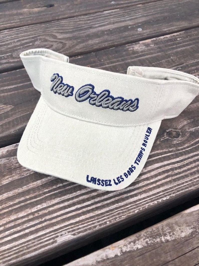 New Orleans visor, Christmas Gift, Embroidered, Comfortable and stylish, French Quarter, Laissez Les Bons Temps Rouler image 2