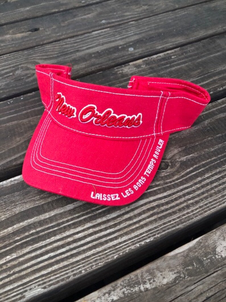 New Orleans visor, Christmas Gift, Embroidered, Comfortable and stylish, French Quarter, Laissez Les Bons Temps Rouler image 6