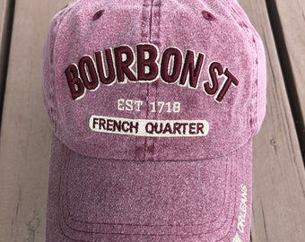 New Orleans Bourbon St cap