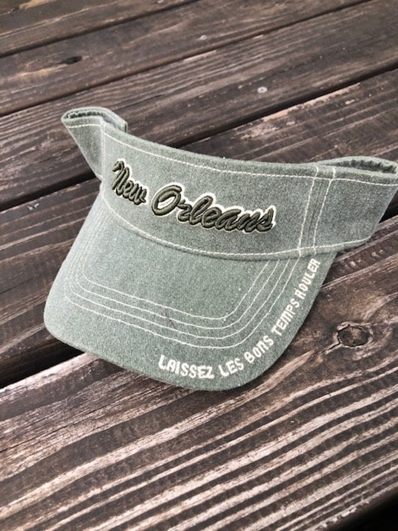 New Orleans visor, Christmas Gift, Embroidered, Comfortable and stylish, French Quarter, Laissez Les Bons Temps Rouler image 4