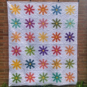 Colorful Flower Quilt