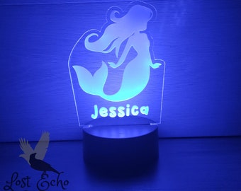 Mermaid Personalized Night Light