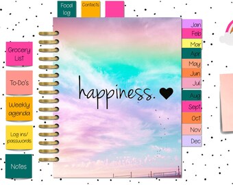 Digital planner, Goodnotes planner, iPad planner, Notability planner, Dated digital planner, Digital calendar