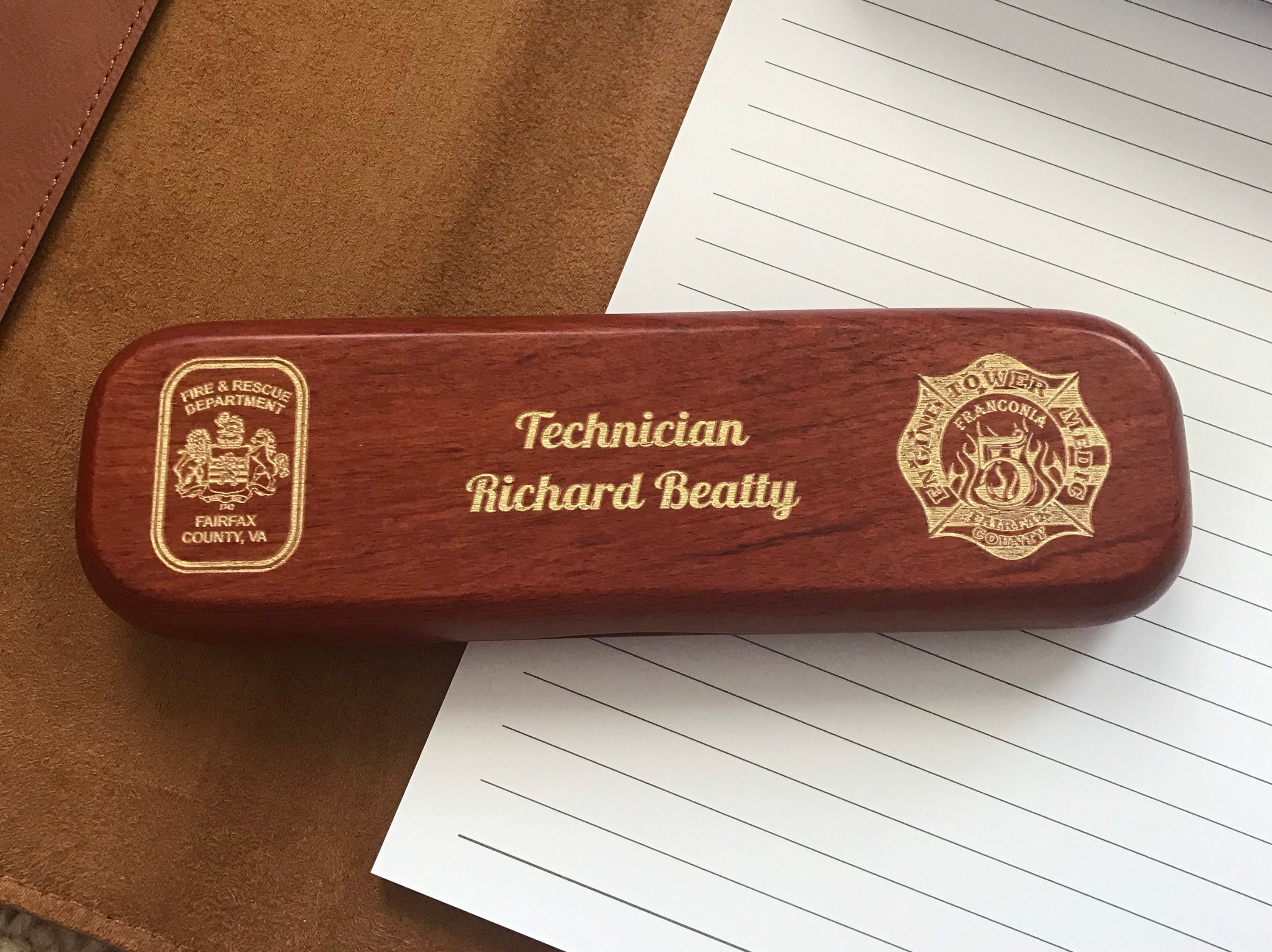 Engraved Ink Pen and Case Etsy