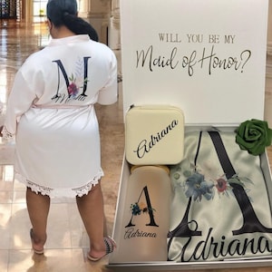 BRIDESMAID Proposal Gift, Will You Be My Bridesmaid Box Set, Personalized Bridesmaid Gift Box Set, Matron of Honor, Maid of Honor