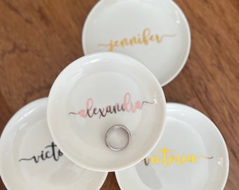 Bridesmaid Gift Ideas Jewelry Dish Personalized Ring Dish Personalized Bridesmaid Gifts for Bridesmaids Maid of Honor Gift Ideas