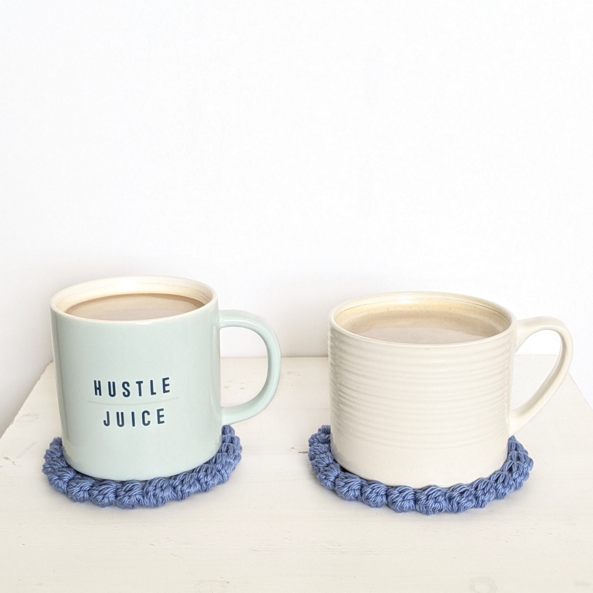 Mug Coasters SetSet of 4 or 6 CoastersCrochet Coaster Etsy