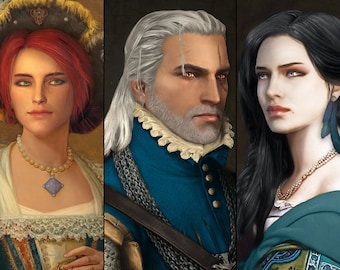 The Witcher Portrait Bundle (3x prints)