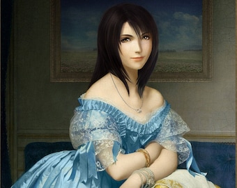 Rinoa Heartilly FFVIII Classical Portrait Art Print