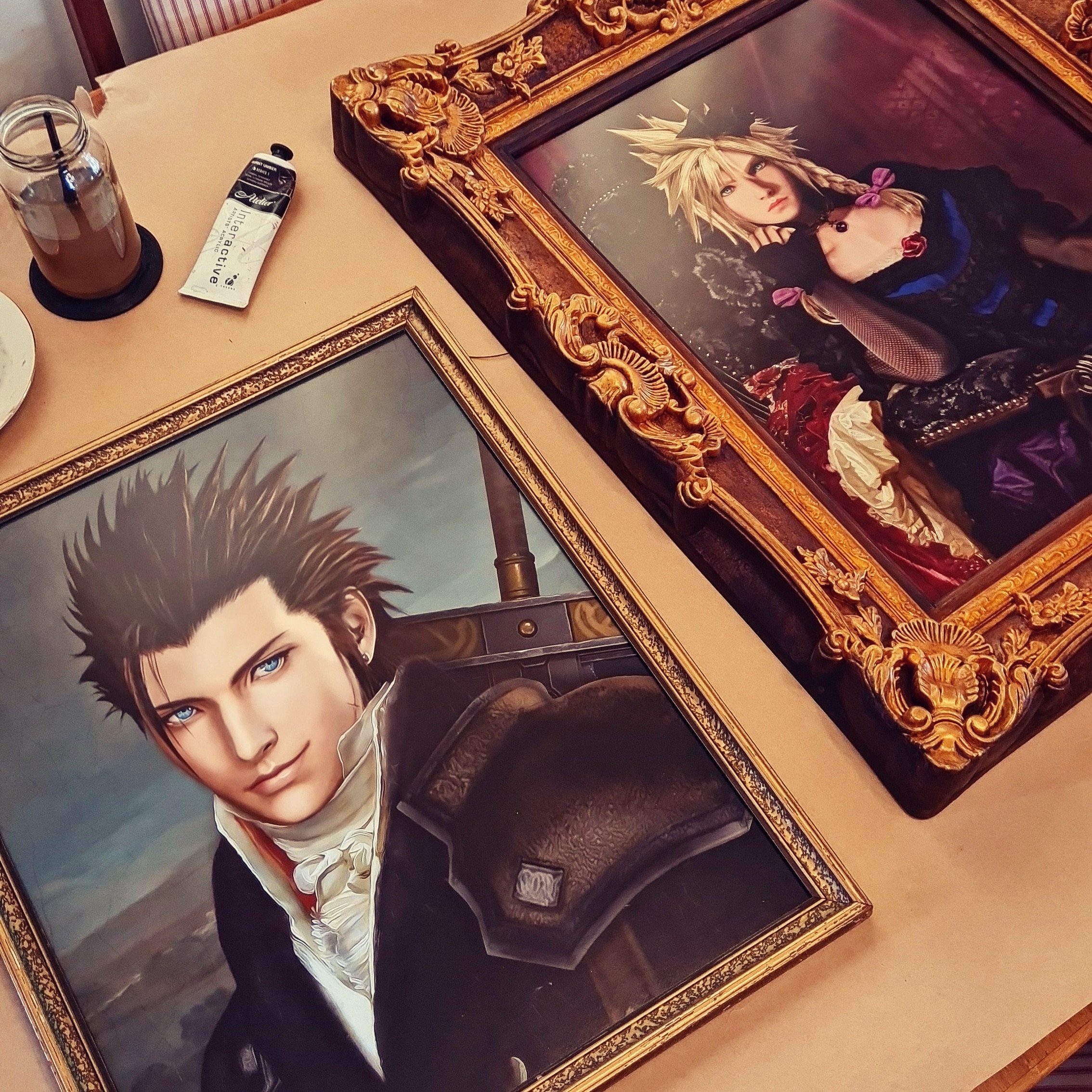 Zack Fair FFVII Classical Portrait Art Print - Etsy