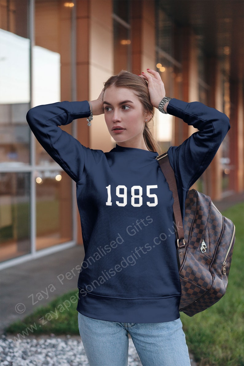 personalised year sweatshirt