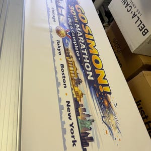 Personalised banner printing, business advertising in any size, birthday weddings or any event, Custom logo banner with pictures & text image 7