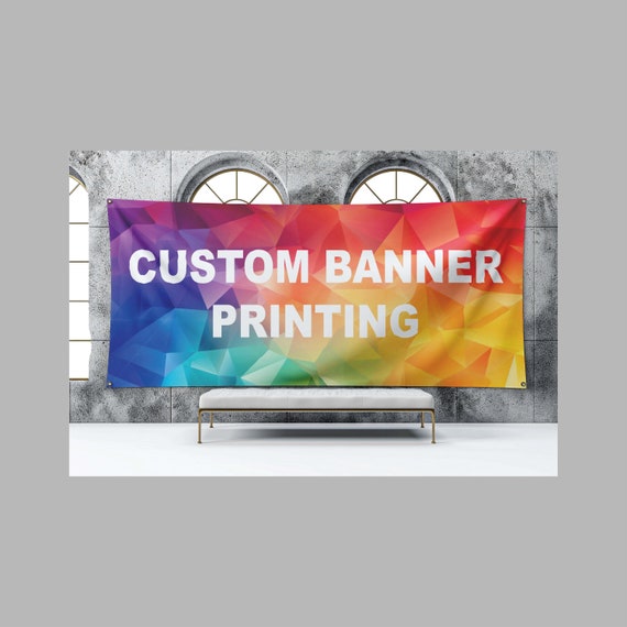 Personalised banner printing, business advertising in any size, birthday weddings or any event, Custom logo banner with pictures & text