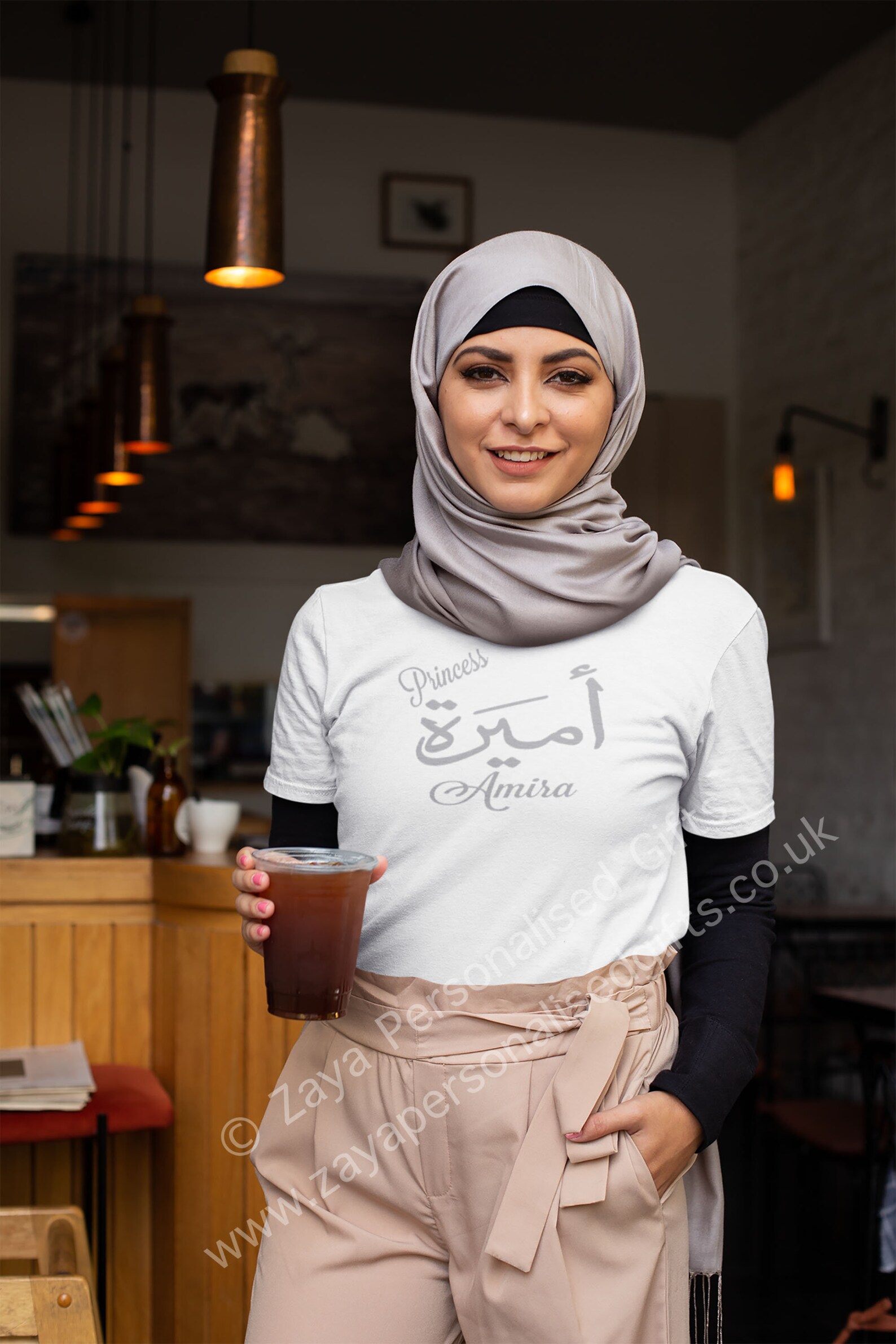 Arabic name T-Shirt women personalised name shirt custom | Etsy