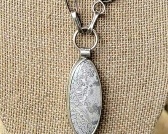 Crazy Lace Agate with Labradorite Necklace