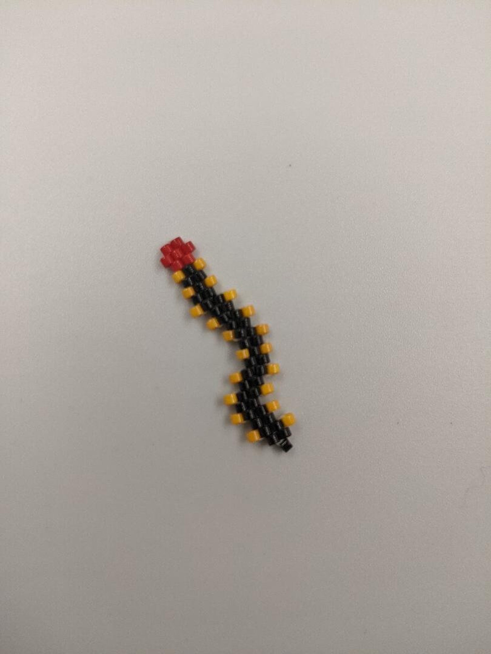 Centipede Brick Stitch Bead Pattern, Bug Beading Pattern, Insect ...