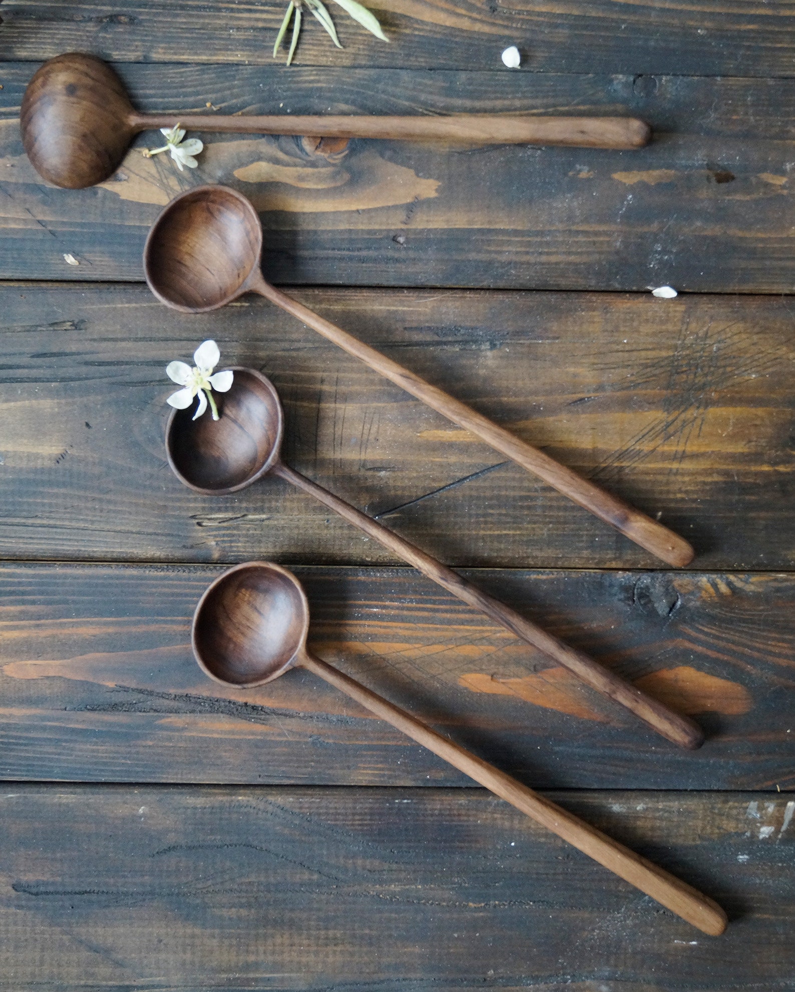 Hand Carved Big Wooden Spoon / Alder Handmade Wood Spoons Etsy