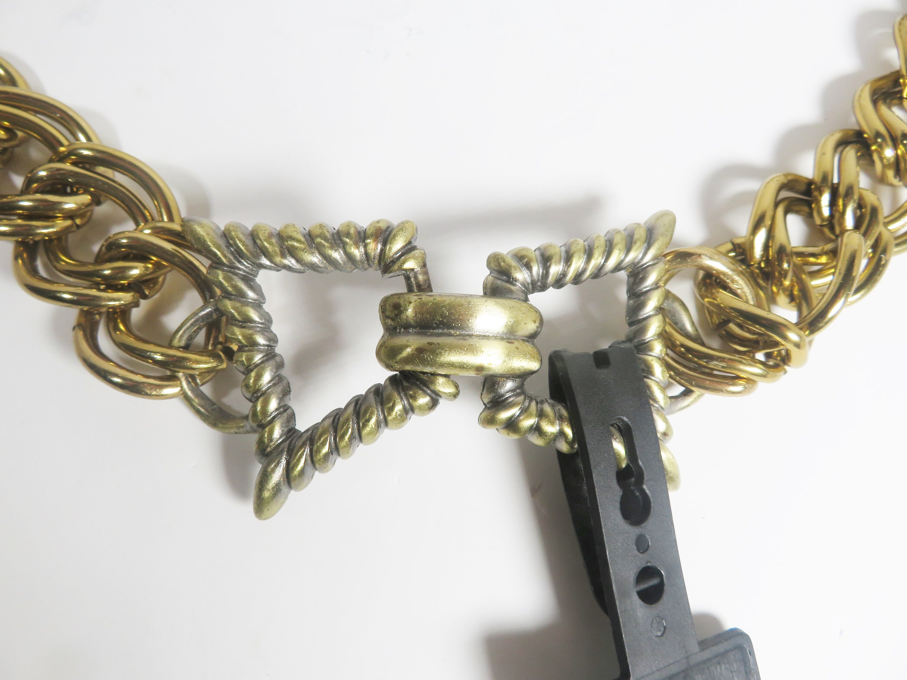 thin gold chain belt