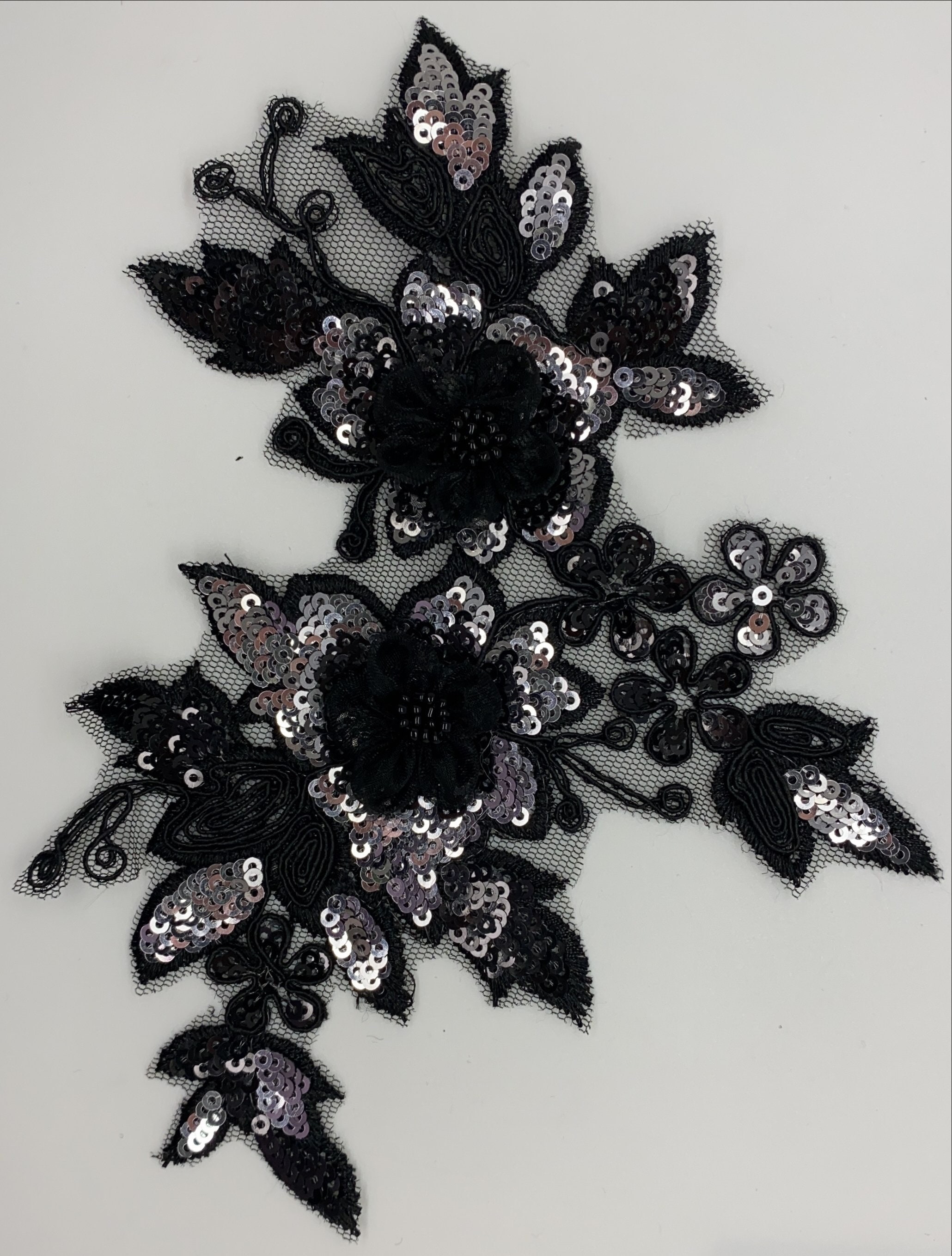 Sequin flower motif Etsy