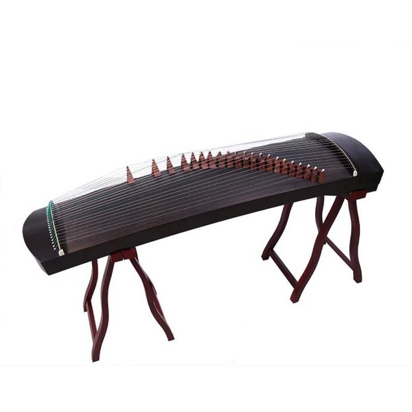 OrientalMusicSanctuary Professional Black Sandalwood Travel Guzheng