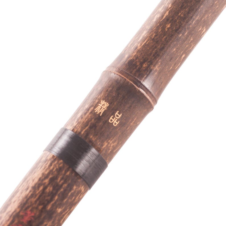 OrientalMusicSanctuary ATTESTED: Performers' Level Purple Bamboo Xiao Flute - Chinese Shakuhachi Xiao Flute image 6