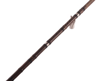 OrientalMusicSanctuary CERTIFICADO: Flauta Xiao de bambú púrpura de nivel intérprete - Flauta Xiao Shakuhachi china