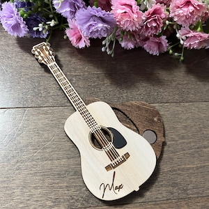 Personalisierte Gitarre Plektrum Plektrum Plektrum Halter - Geschenk für Musiker - Plektrum Halter - Trauzeuge Geschenk - Plektrum Halter