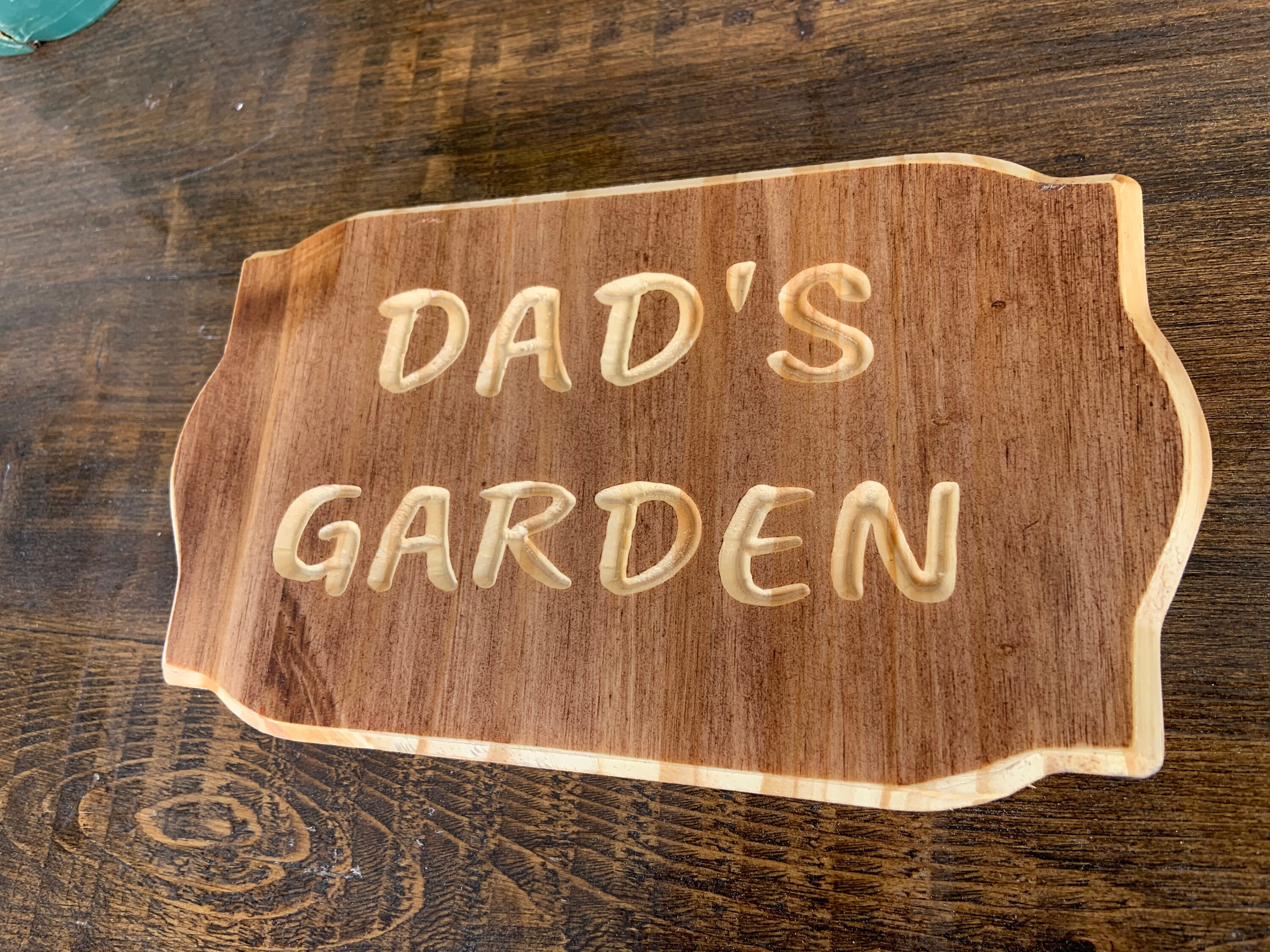 Plaque de Jardin en Bois Décorative Signe de Jardin | Etsy