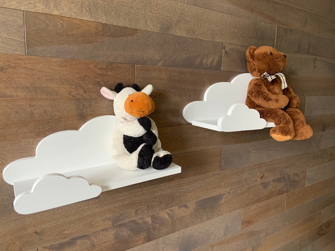 Set of Cloud Shelves for Nursery Roomkids Room Cloud Shelfcloud Room