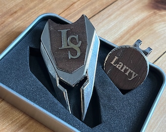 Personalized Golf Divot Tool & Marker Set: Engraved Golf Gift
